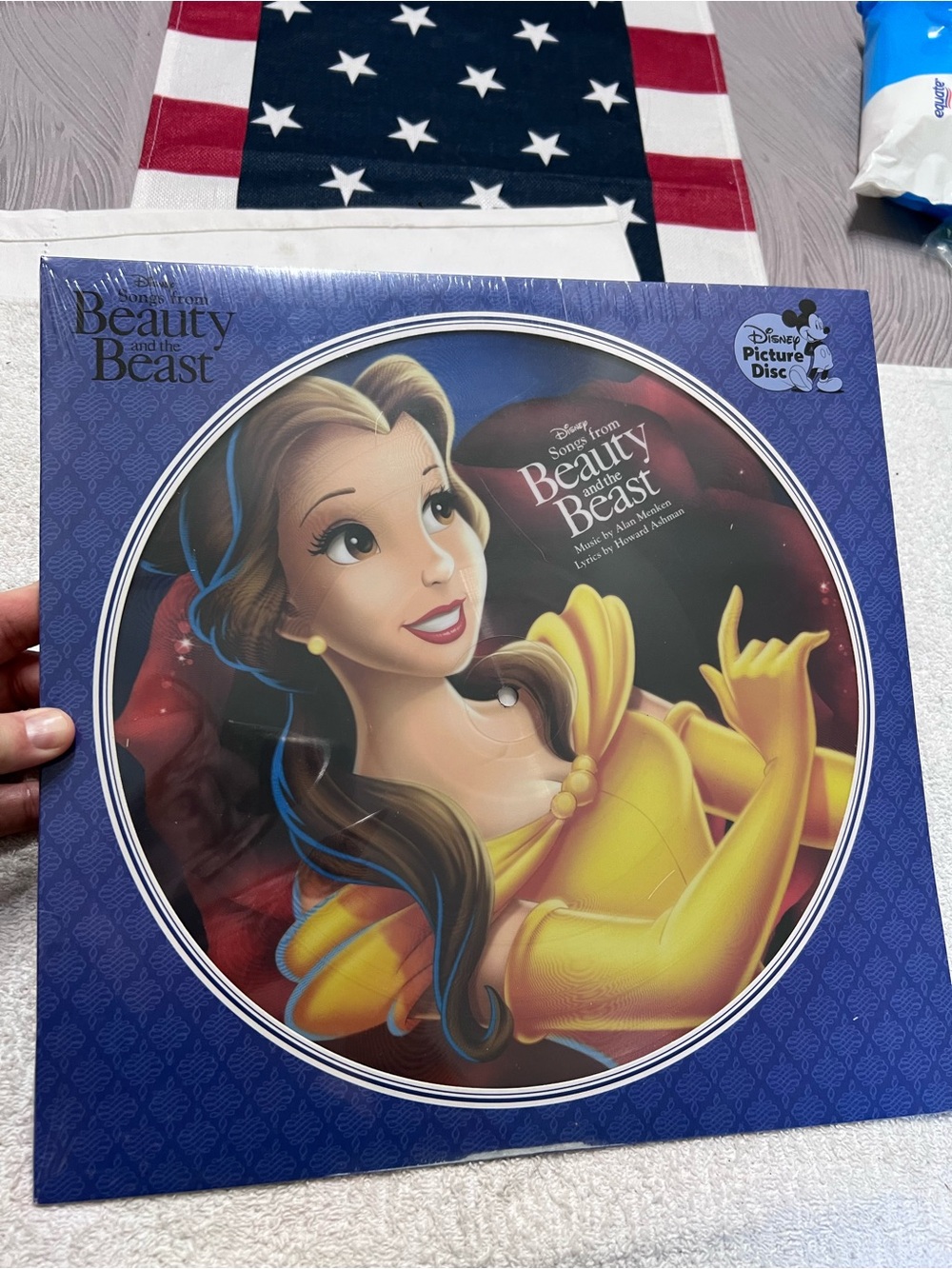 NEW SEALED Disney Beauty and the Beast Picture Disc Vinyl LP 2014 Walt Disney